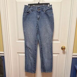 Women’s Classic Blue Denim Jeans, Size 8